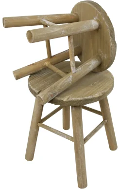 Herbstgarten|Kinderzimmer|Frank Handels GmbH & Co. KG Holzhocker "Rund", 2er Set