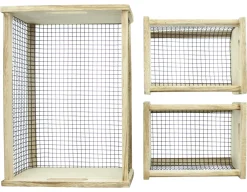 Kisten & Dekoboxen|Küche|Frank Handels GmbH & Co. KG Holzkiste "Trend", 3er Set
