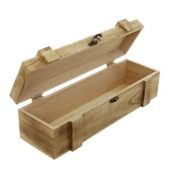 Kisten & Dekoboxen|Truhen|Frank Handels GmbH & Co. KG Holztruhe "Rustikal", für 1 Flasche