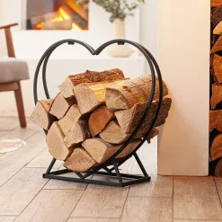Weihnachtliche Gartendeko|Chalet & Hütte|Frank Handels GmbH & Co. KG Kaminholzregal