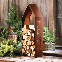 Gartendeko|Home&Living - Deko|Frank Handels GmbH & Co. KG Kaminholz-Regal 