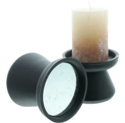 Kerzenhalter|Weihnachtslichter|Frank Handels GmbH & Co. KG Kerzenhalter "Black", 2er Set