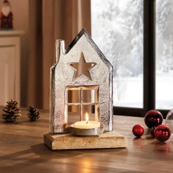 Weihnachtslichter|Frank Handels GmbH & Co. KG Kerzenhalter "Haus"