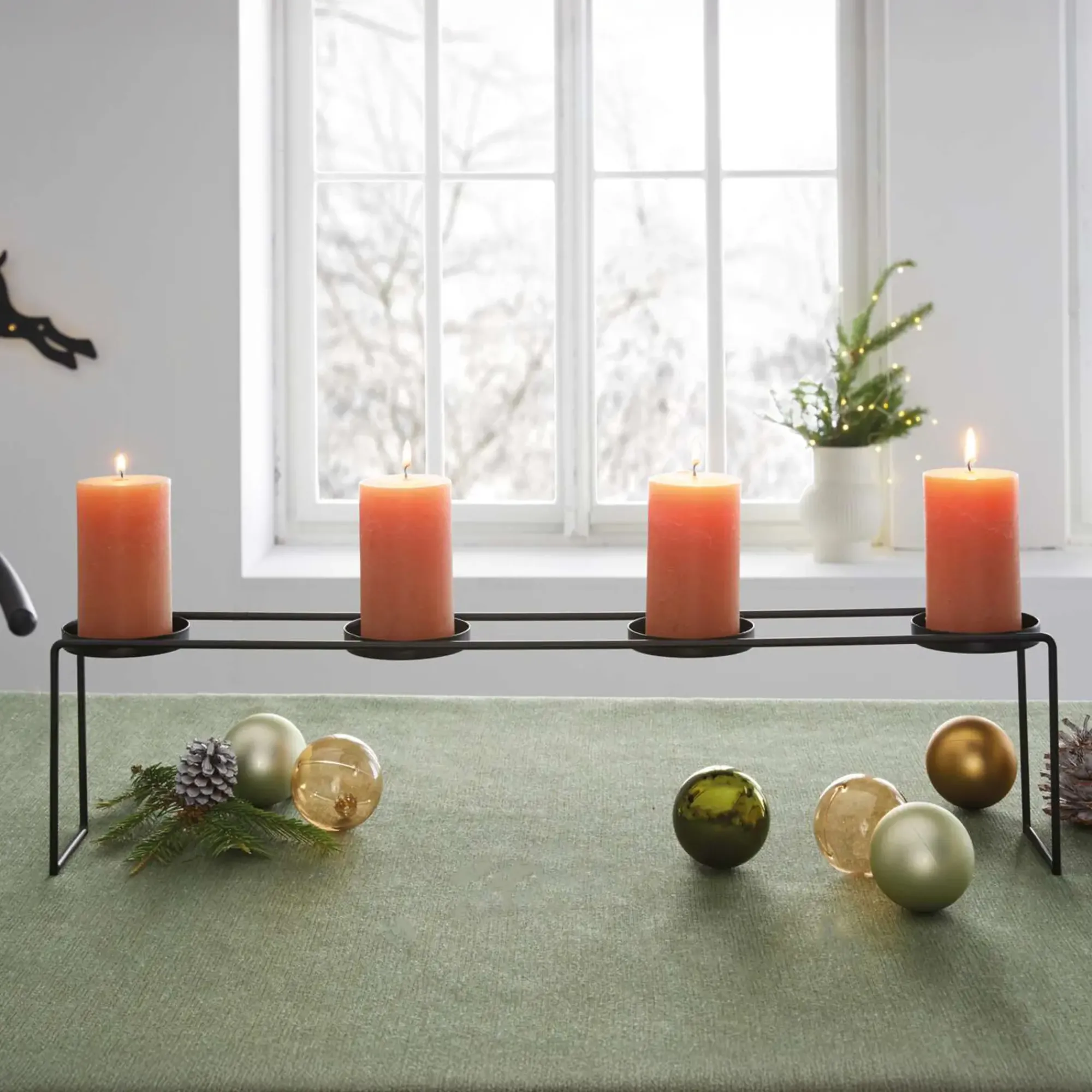 Adventskränze|Weihnachtslichter|Frank Handels GmbH & Co. KG Kerzenhalter "Pur"