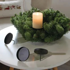 Zubehör Für Adventskränze|Kerzenhalter|Frank Handels GmbH & Co. KG Kerzenhalter "Semplice" mit Dorn, 4er Set