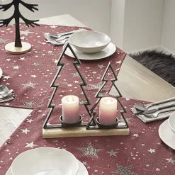 Tannenbäume|Weihnachtslichter|Frank Handels GmbH & Co. KG Kerzenhalter "Tannen"