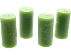 Kerzen & Led-Kerzen|Zubehör Für Adventskränze|Frank Handels GmbH & Co. KG Kerze "Rustic Green", 4er Set