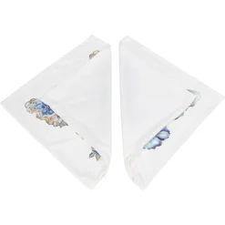 Kissenhüllen|Frank Handels GmbH & Co. KG Kissenhülle "Blauer Schmetterling", 2er Set