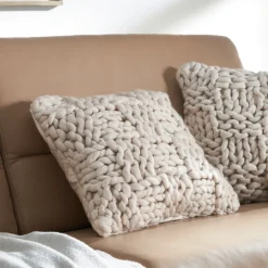 Herbstliche Kissen & Kissenhüllen|Weihnachtliche Kissen & Kissenhüllen|Frank Handels GmbH & Co. KG Kissenhülle "Grobstrick"