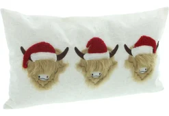 Weihnachtliche Kissen & Kissenhüllen|Frank Handels GmbH & Co. KG Kissenhülle "Highland Cattle"