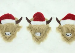 Weihnachtliche Kissen & Kissenhüllen|Frank Handels GmbH & Co. KG Kissenhülle "Highland Cattle"