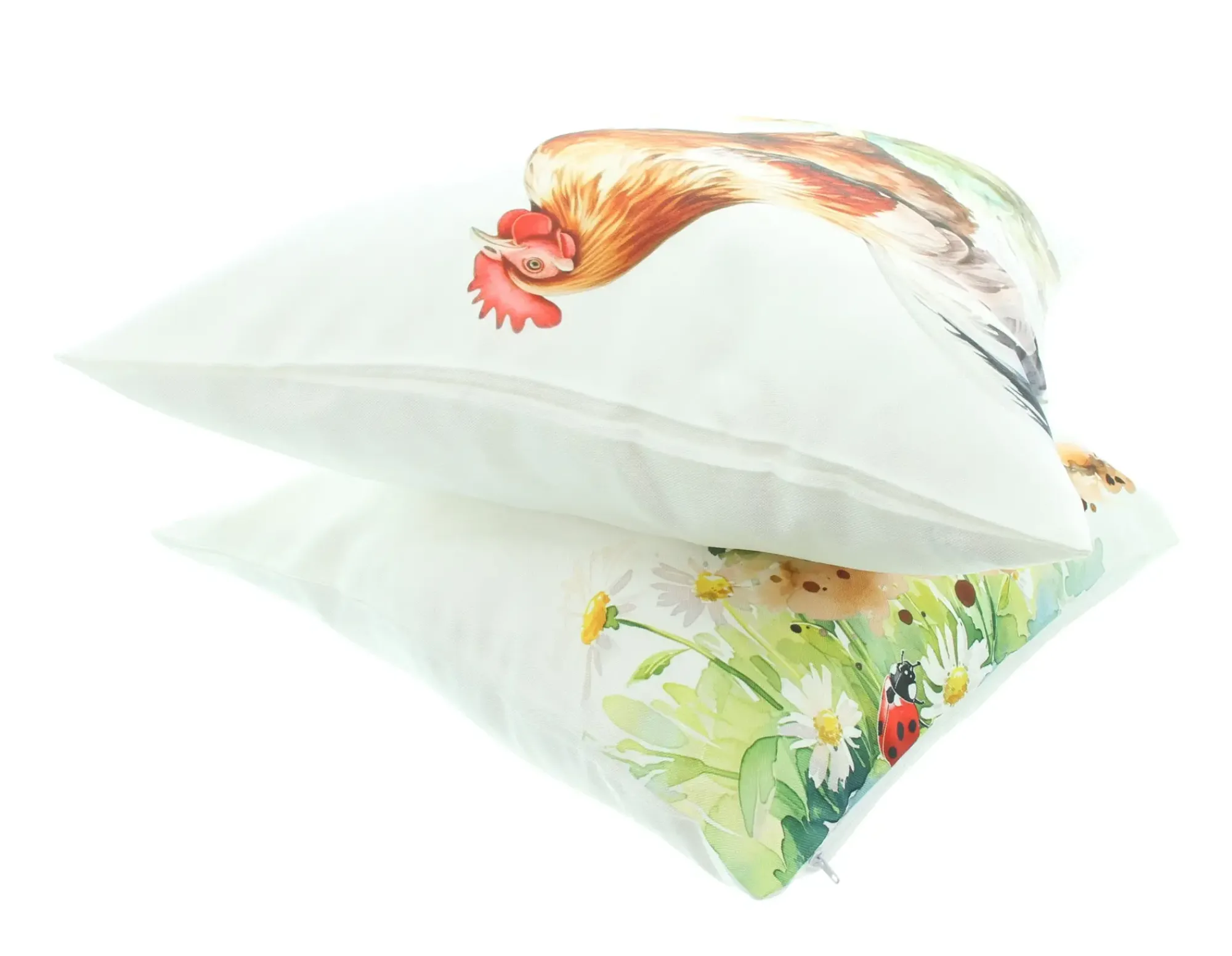 Kissenhüllen|Frank Handels GmbH & Co. KG Kissenhülle "Landidylle", 2er Set