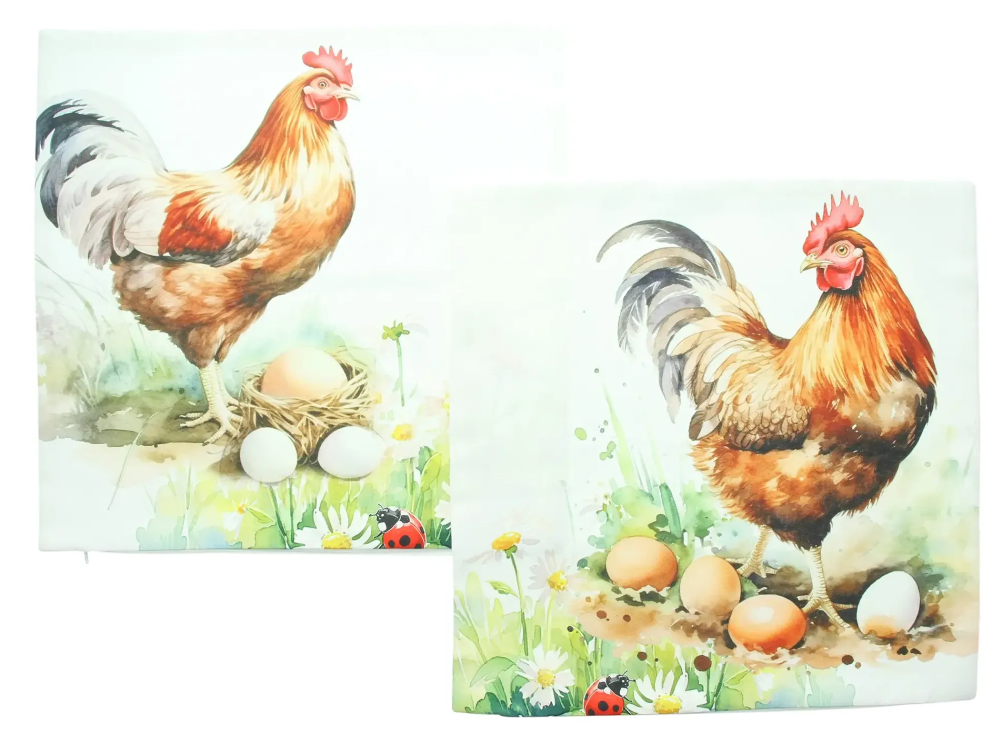 Kissenhüllen|Frank Handels GmbH & Co. KG Kissenhülle "Landidylle", 2er Set