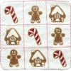 Weihnachtliche Kissen & Kissenhüllen|Frank Handels GmbH & Co. KG Kissenhülle "Lebkuchen XXO"