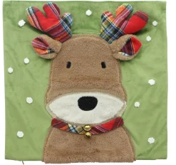 Weihnachtliche Kissen & Kissenhüllen|Frank Handels GmbH & Co. KG Kissenhülle "Rudi"