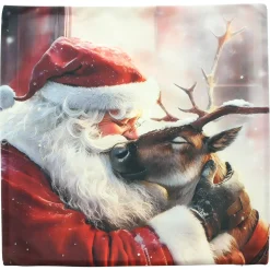 Weihnachtliche Kissen & Kissenhüllen|Frank Handels GmbH & Co. KG Kissenhülle "Santa's Kiss"