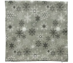 Weihnachtliche Kissen & Kissenhüllen|Frank Handels GmbH & Co. KG Kissenhülle "Shiny Snowflakes", 2er Set