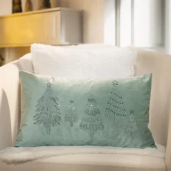 Weihnachtliche Kissen & Kissenhüllen|Frank Handels GmbH & Co. KG Kissenhülle "Silver Tree"