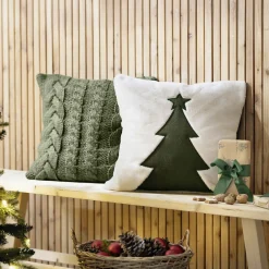Weihnachtliche Kissen & Kissenhüllen|Frank Handels GmbH & Co. KG Kissenhülle "Weihnachtsbaum"