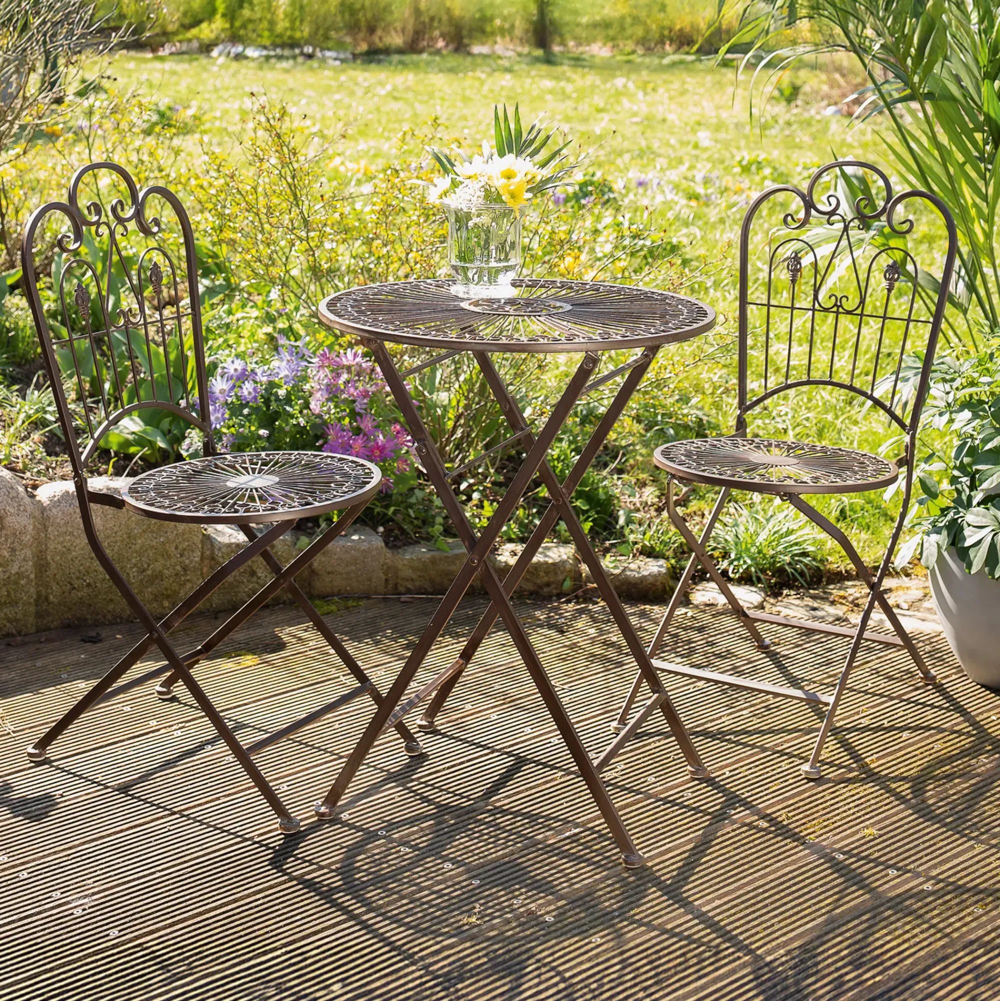Sessel & Stühle|Gartensessel & Gartenstühle|Frank Handels GmbH & Co. KG Klappstuhl "Provence"