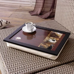 Geschirr|Tabletts|Frank Handels GmbH & Co. KG Knietablett "Kaffee"