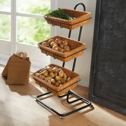 Ladendeko|Auslagekörbe & Regalkörbe|Frank Handels GmbH & Co. KG Korbständer 