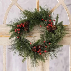 Weihnachtliche Kränze|Frank Handels GmbH & Co. KG Kranz "Beeren & Zapfen"
