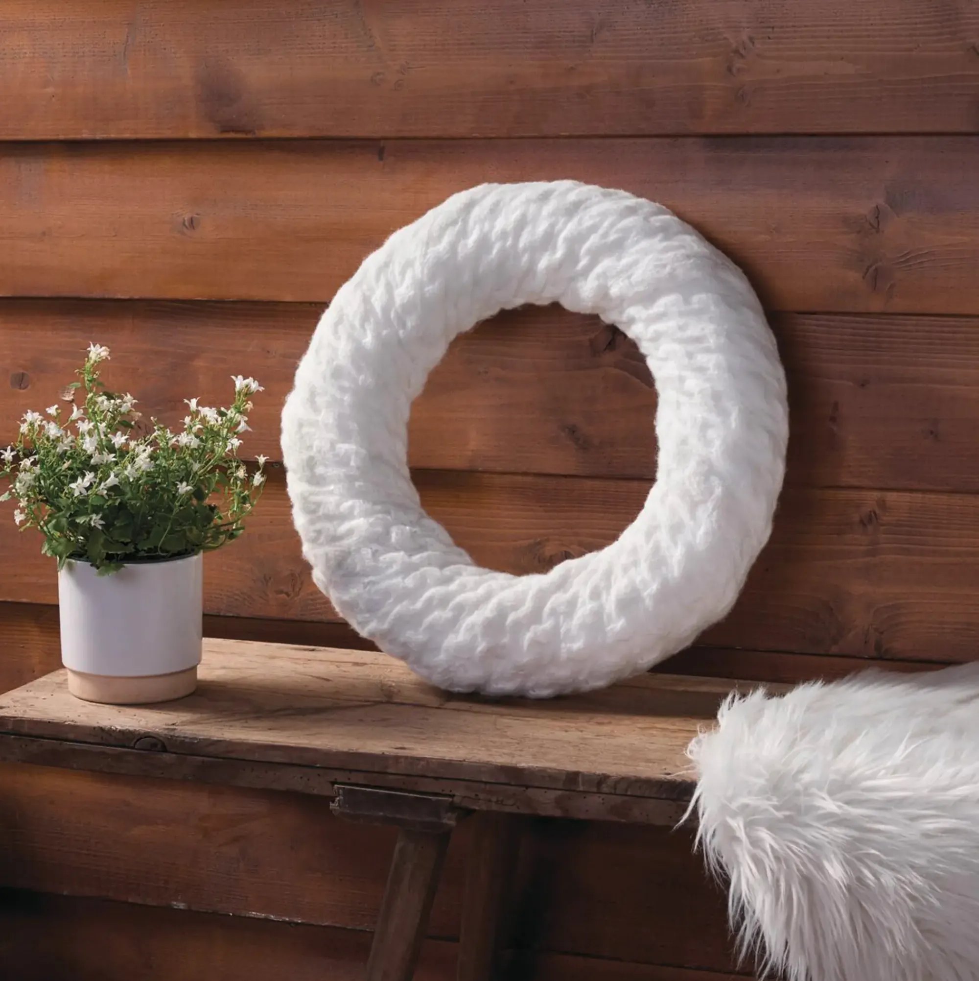 Kränze|Weihnachtliche Kränze|Frank Handels GmbH & Co. KG Kranz "Kuschelstrick"