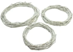 Kränze|Kränze|Frank Handels GmbH & Co. KG Kranz "White", 3er Set