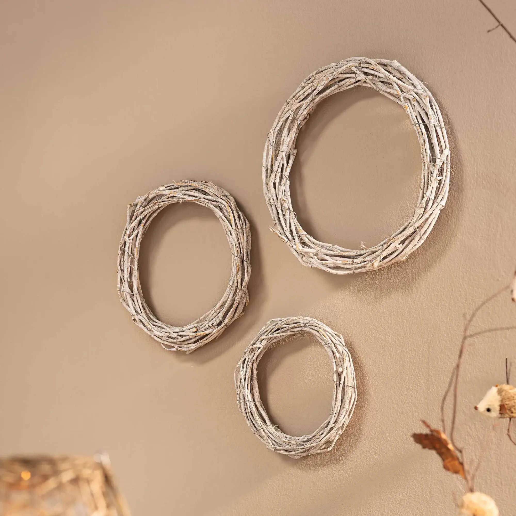 Kränze|Kränze|Frank Handels GmbH & Co. KG Kranz "White", 3er Set