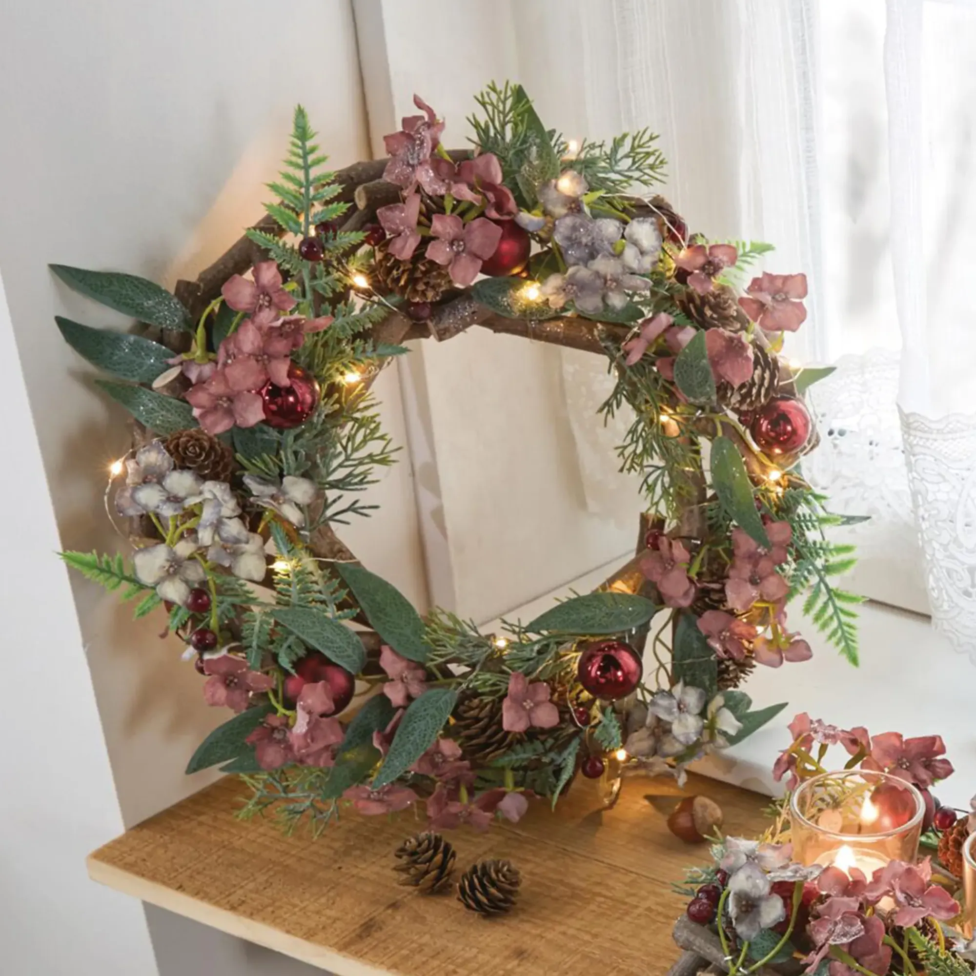 Weihnachtliche Kränze|Frank Handels GmbH & Co. KG Kranz "Winter Blossom"