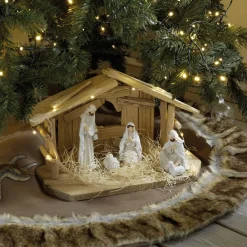 Weihnachtliche Dekofiguren|Krippen & Krippenfiguren|Frank Handels GmbH & Co. KG Krippefiguren "Heiligabend", 4er Set