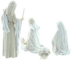 Weihnachtliche Dekofiguren|Krippen & Krippenfiguren|Frank Handels GmbH & Co. KG Krippefiguren "Heiligabend", 4er Set