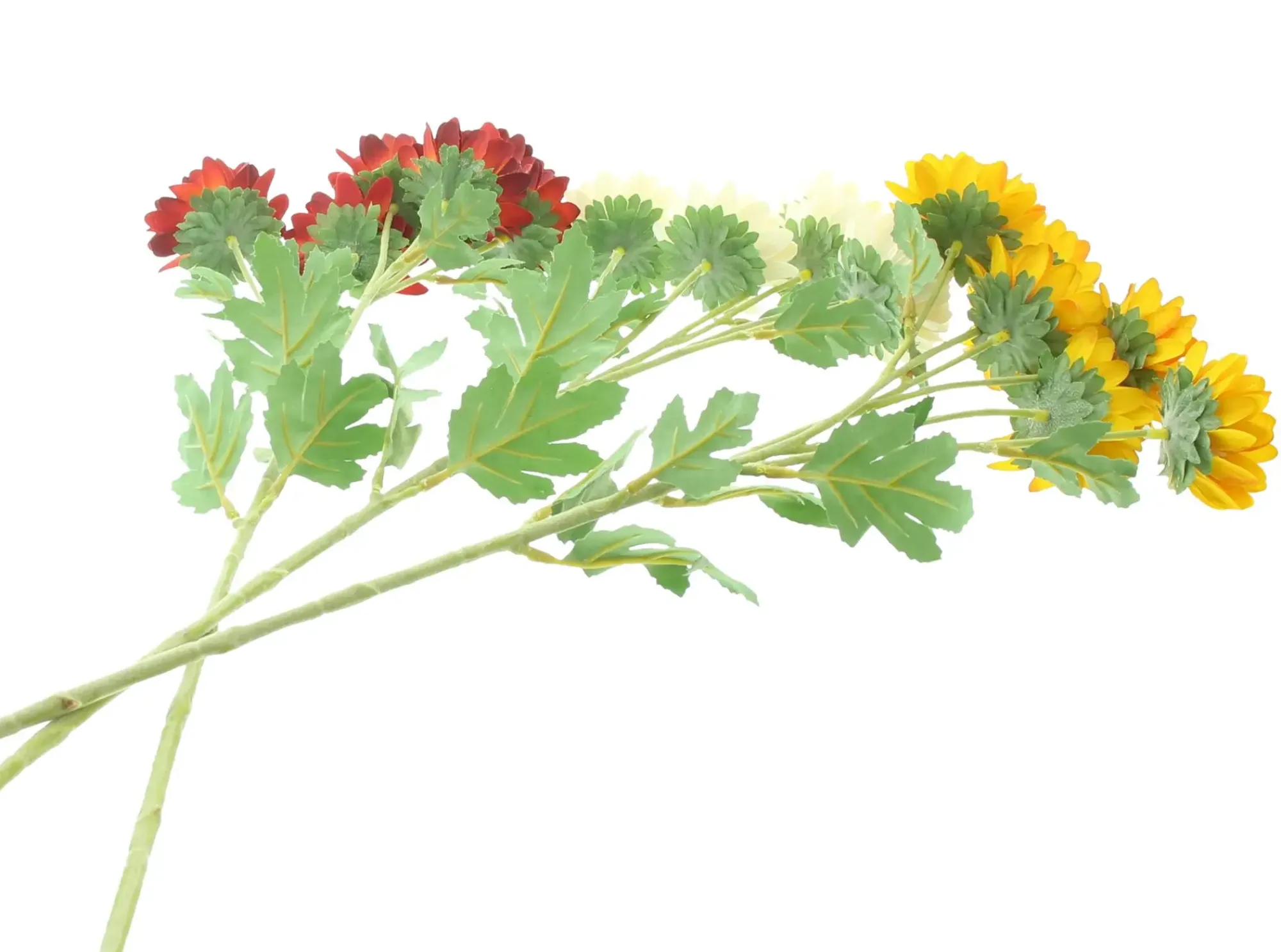 Kunstpflanzen|Frank Handels GmbH & Co. KG Kunstblume "Chrysantheme", 3er Set