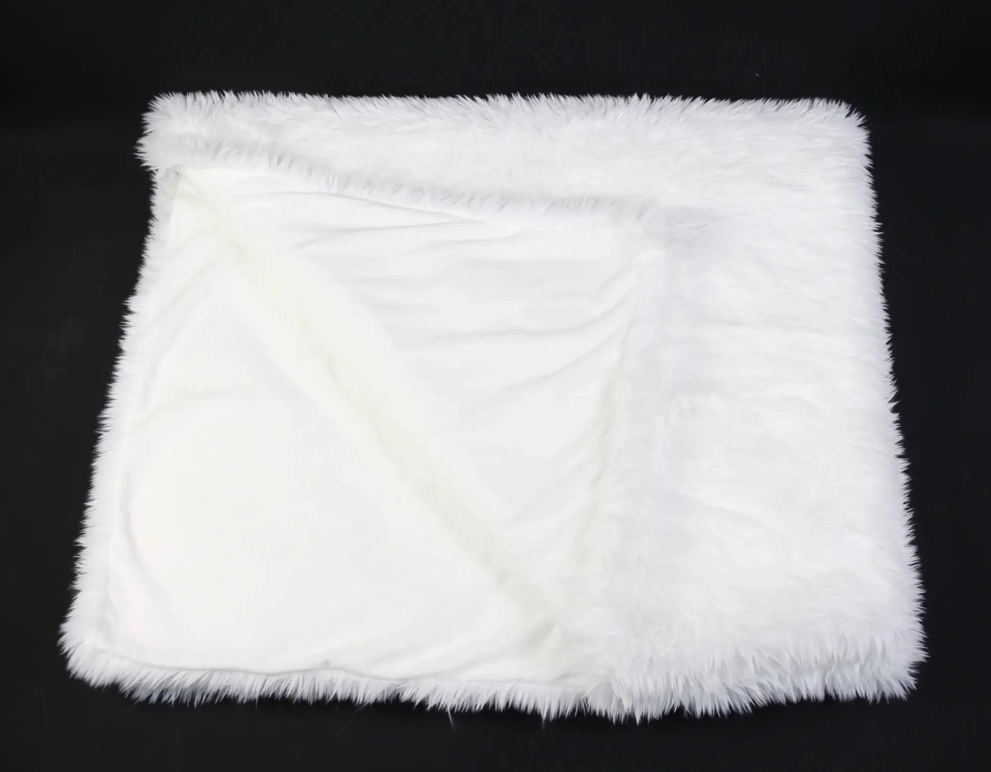 Felle & Kunstfelle|Weihnachtliche Kuscheldecken|Frank Handels GmbH & Co. KG Kunstfelldecke "Offwhite"