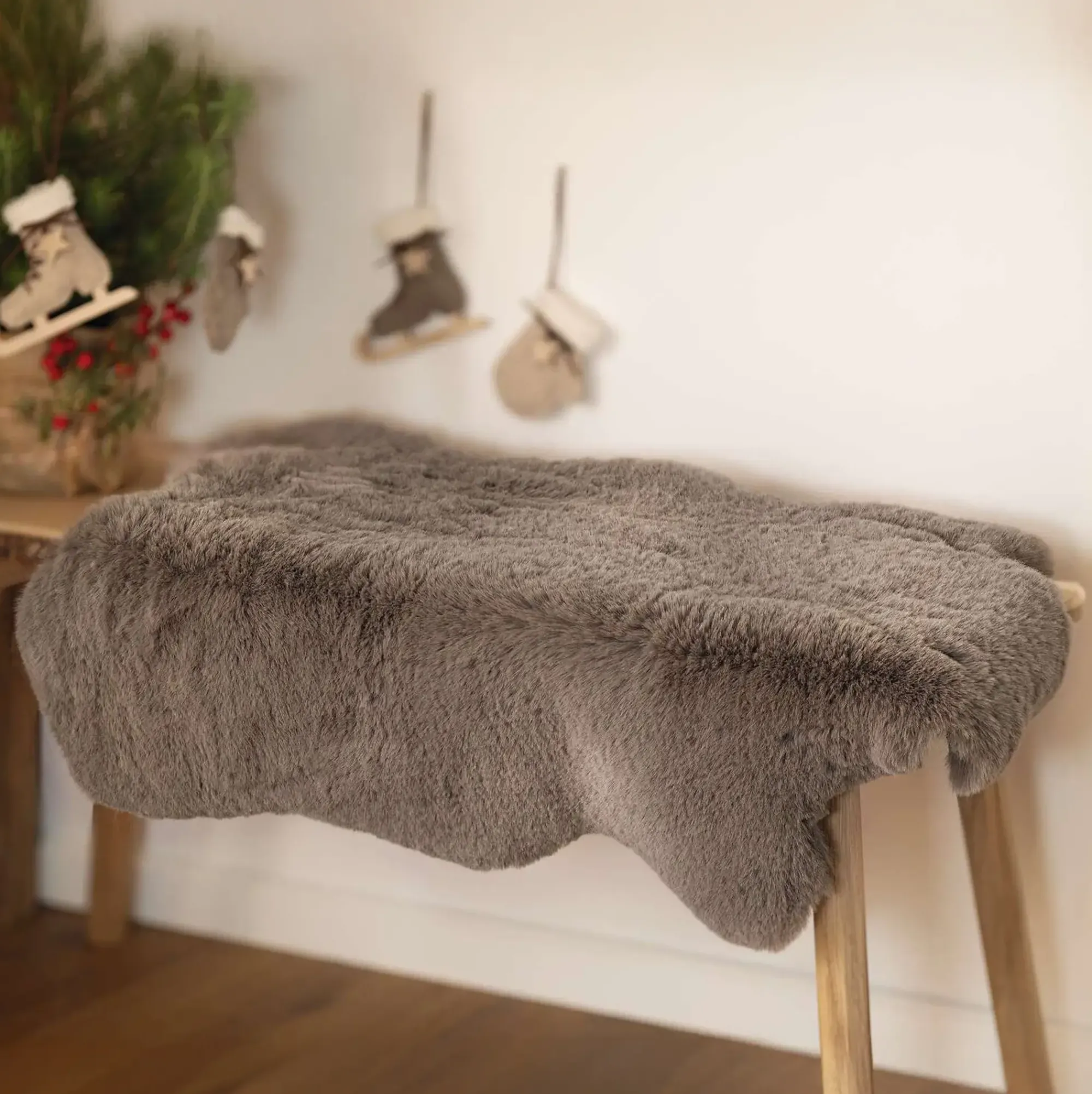 Felle & Kunstfelle|Felle & Dekofelle|Frank Handels GmbH & Co. KG Kunstfell "Taupe"
