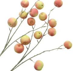 Kunstpflanzen|Herbstkränze & -Gestecke|Frank Handels GmbH & Co. KG Kunstzweig "Apfel", 2er Set