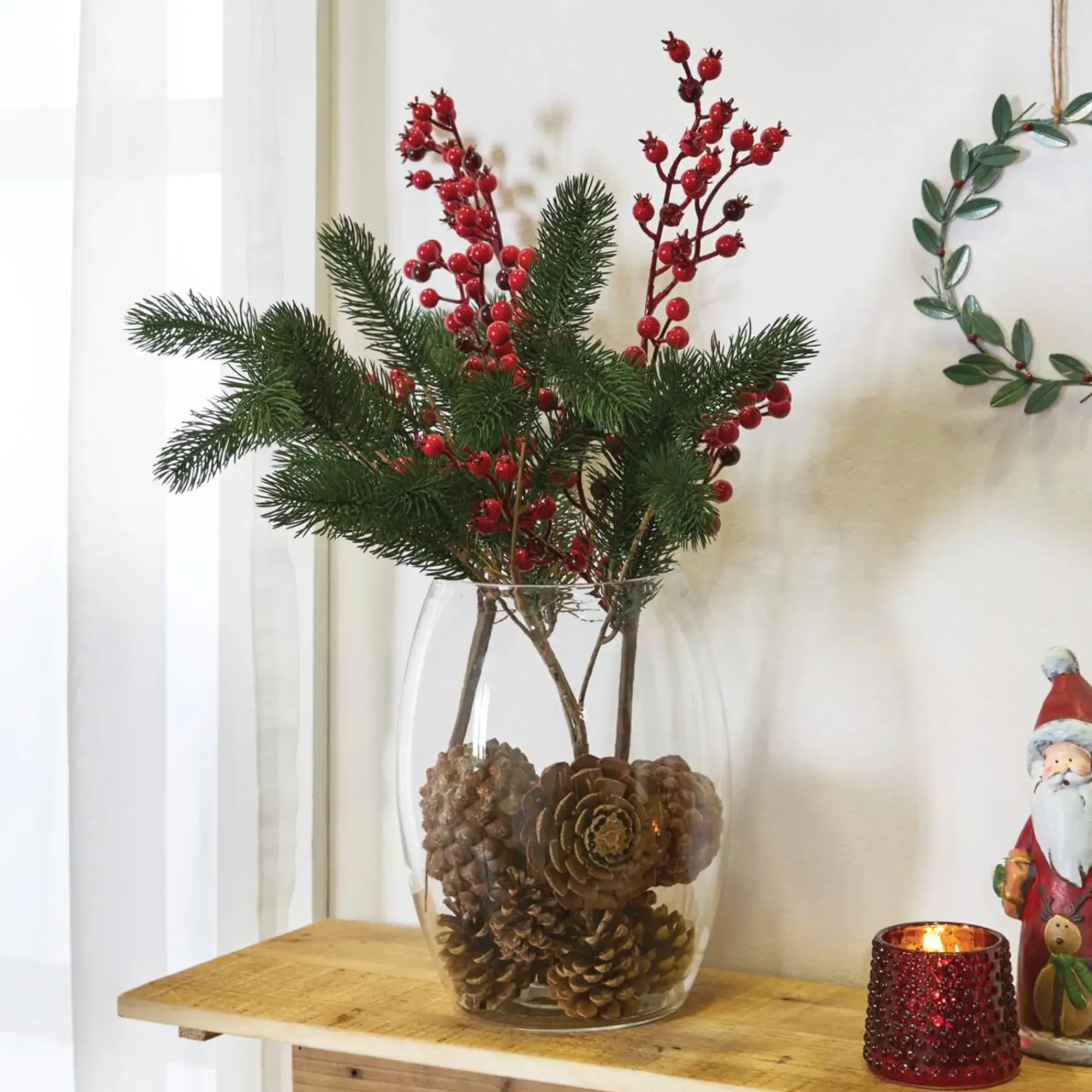 Zubehör Für Adventskränze|Weihnachtliche Gartendeko|Frank Handels GmbH & Co. KG Kunstzweig "Tanne"