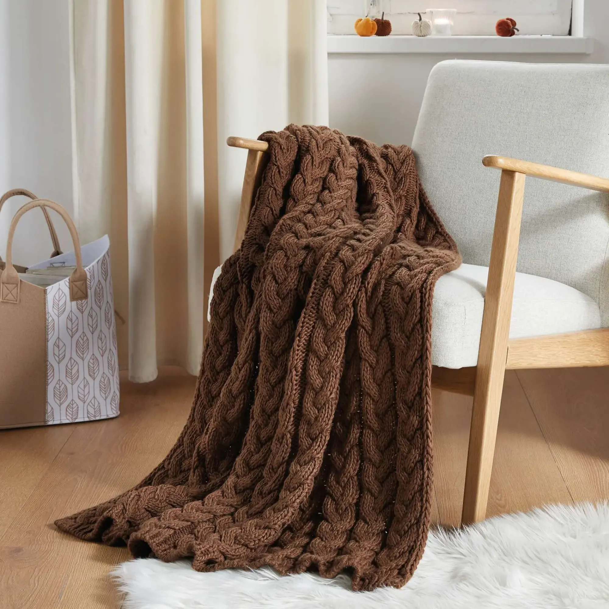 Weihnachtliche Kuscheldecken|Decken & Kuscheldecken|Frank Handels GmbH & Co. KG Kuscheldecke "Mocca"