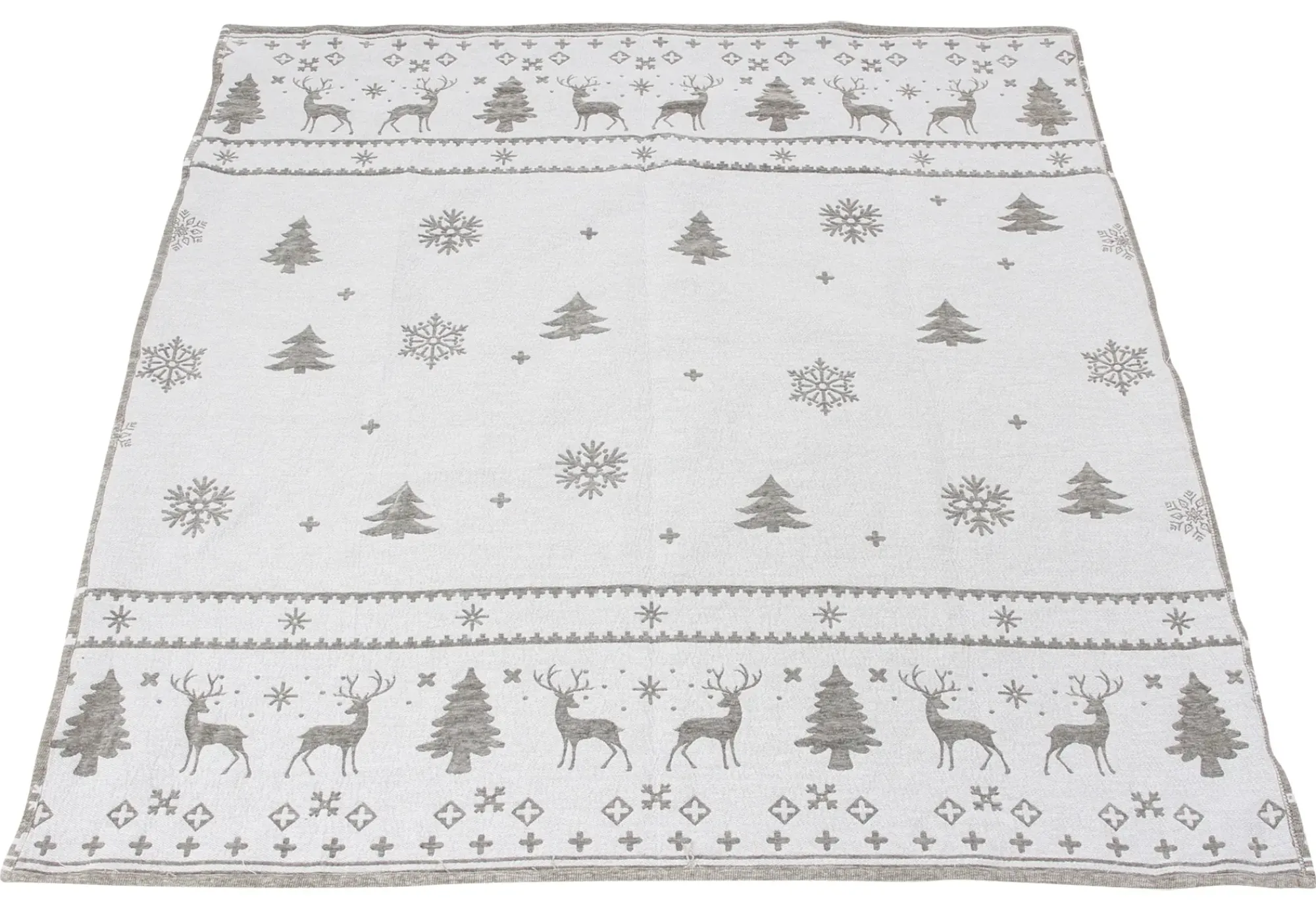 Weihnachtliche Kuscheldecken|Frank Handels GmbH & Co. KG Kuscheldecke "Nordischer Winter"