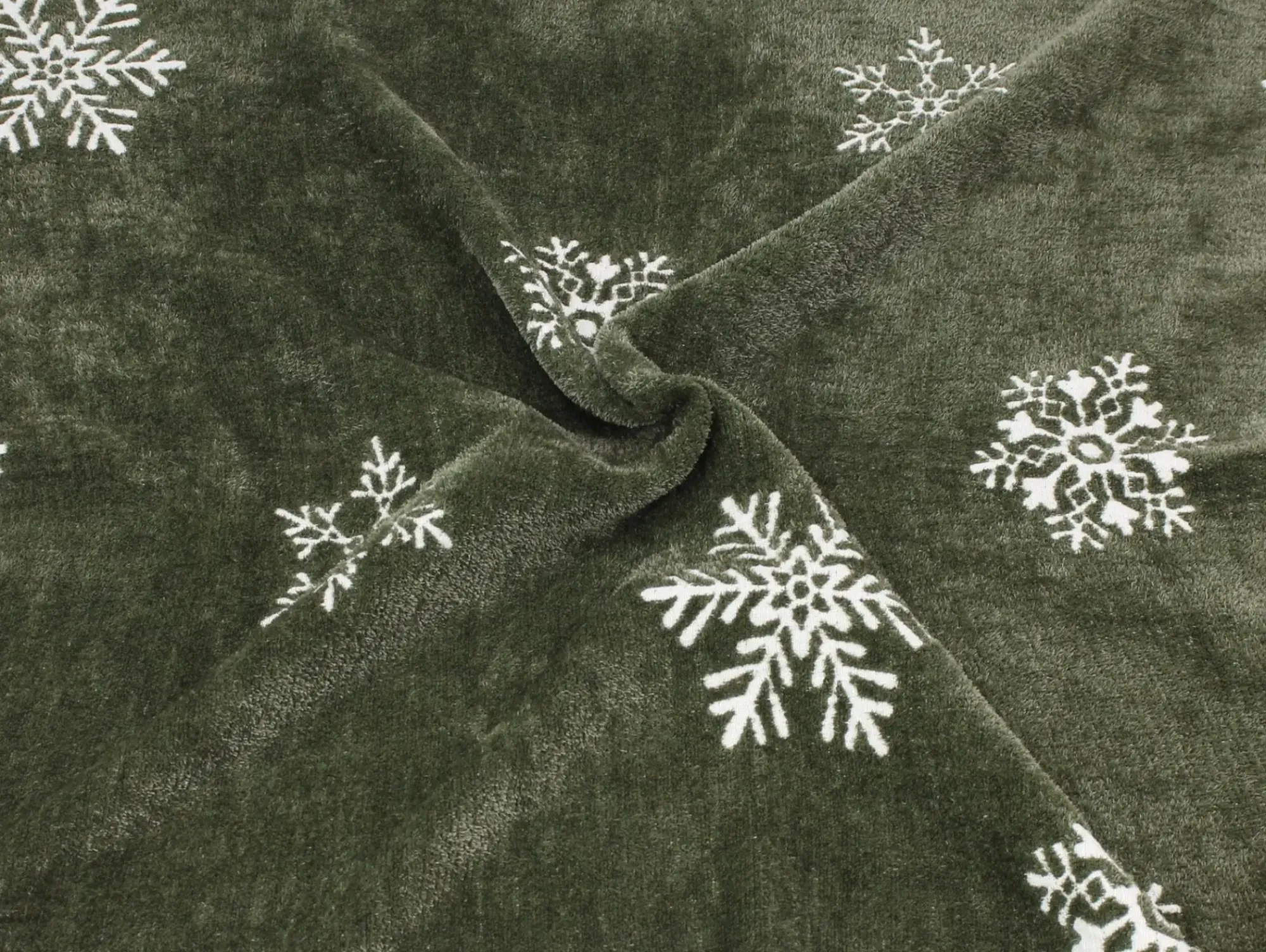 Weihnachtliche Kuscheldecken|Frank Handels GmbH & Co. KG Kuscheldecke "Schneeflocken"