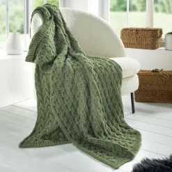 Weihnachtliche Kuscheldecken|Decken & Kuscheldecken|Frank Handels GmbH & Co. KG Kuscheldecke "Strickzopf"