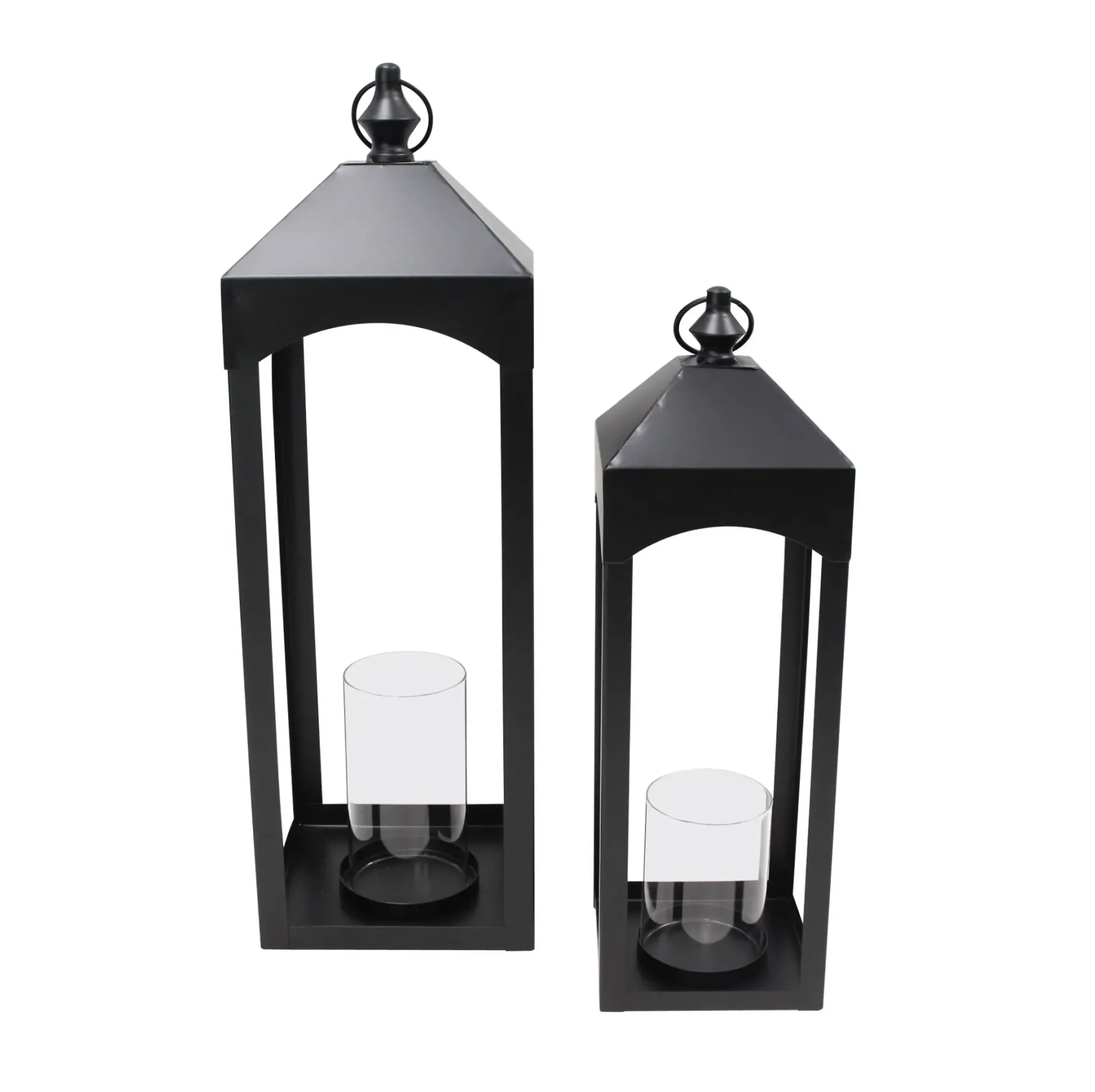 Laternen|Laternen & Co.|Frank Handels GmbH & Co. KG Laterne "Black", 2er Set
