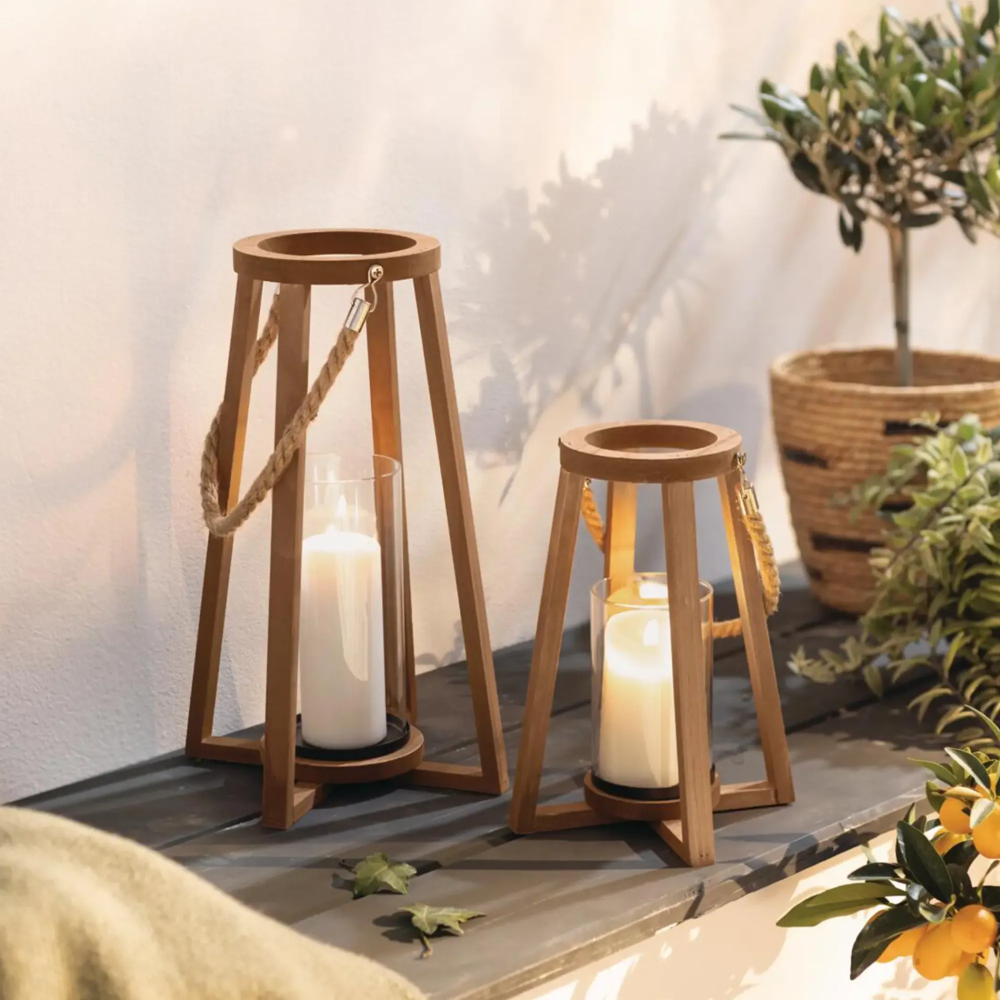 Laternen|Weihnachtslichter|Frank Handels GmbH & Co. KG Laterne "Conical", 2er Set