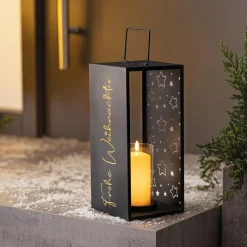 Weihnachtliche Gartendeko|Weihnachtslichter|Frank Handels GmbH & Co. KG Laterne 
