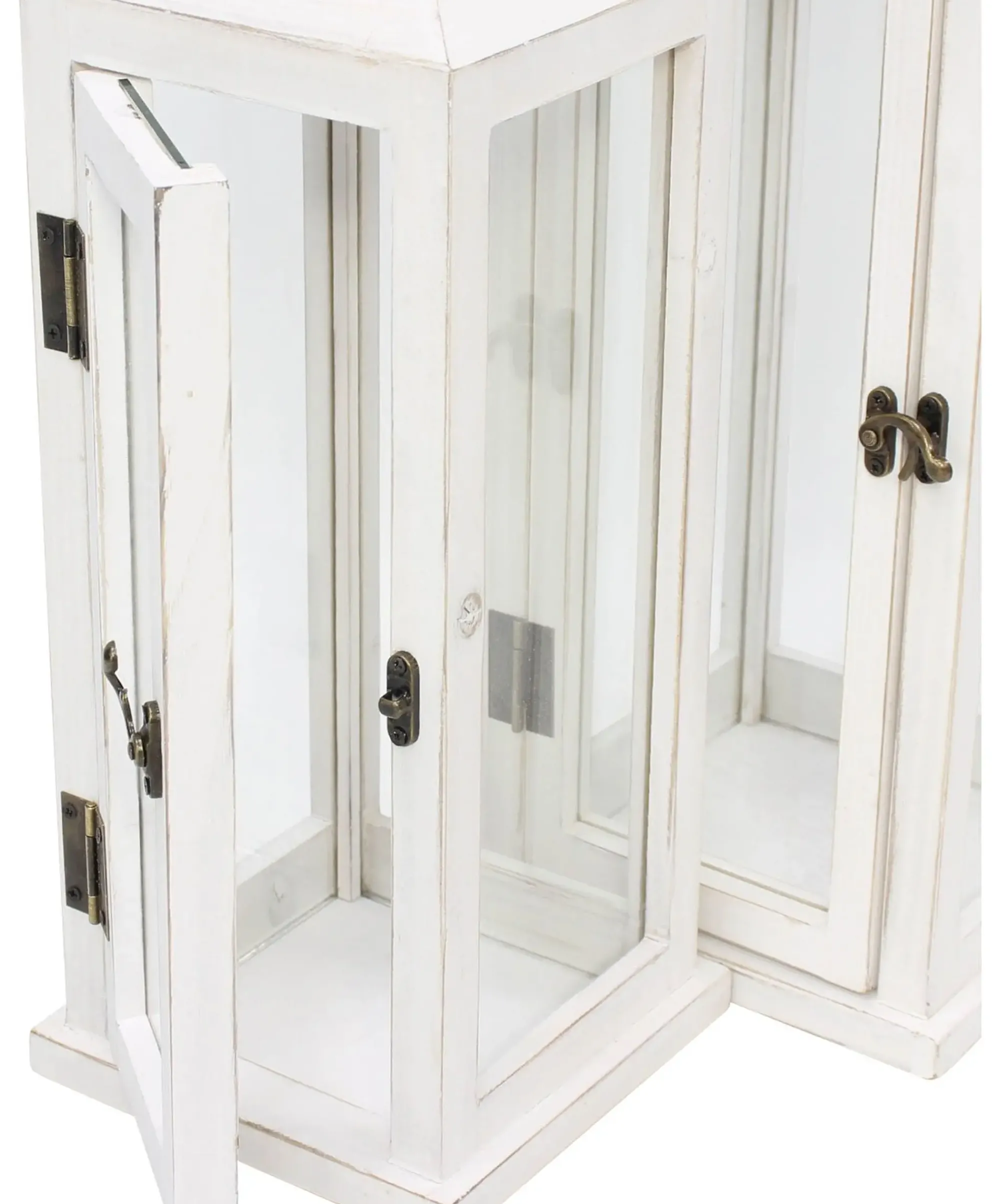Laternen|Laternen & Co.|Frank Handels GmbH & Co. KG Laterne "White washed", 2er Set