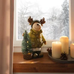 Weihnachtliche Dekofiguren|Tannenbäume|Frank Handels GmbH & Co. KG LED-Elch "Tannenbaum"