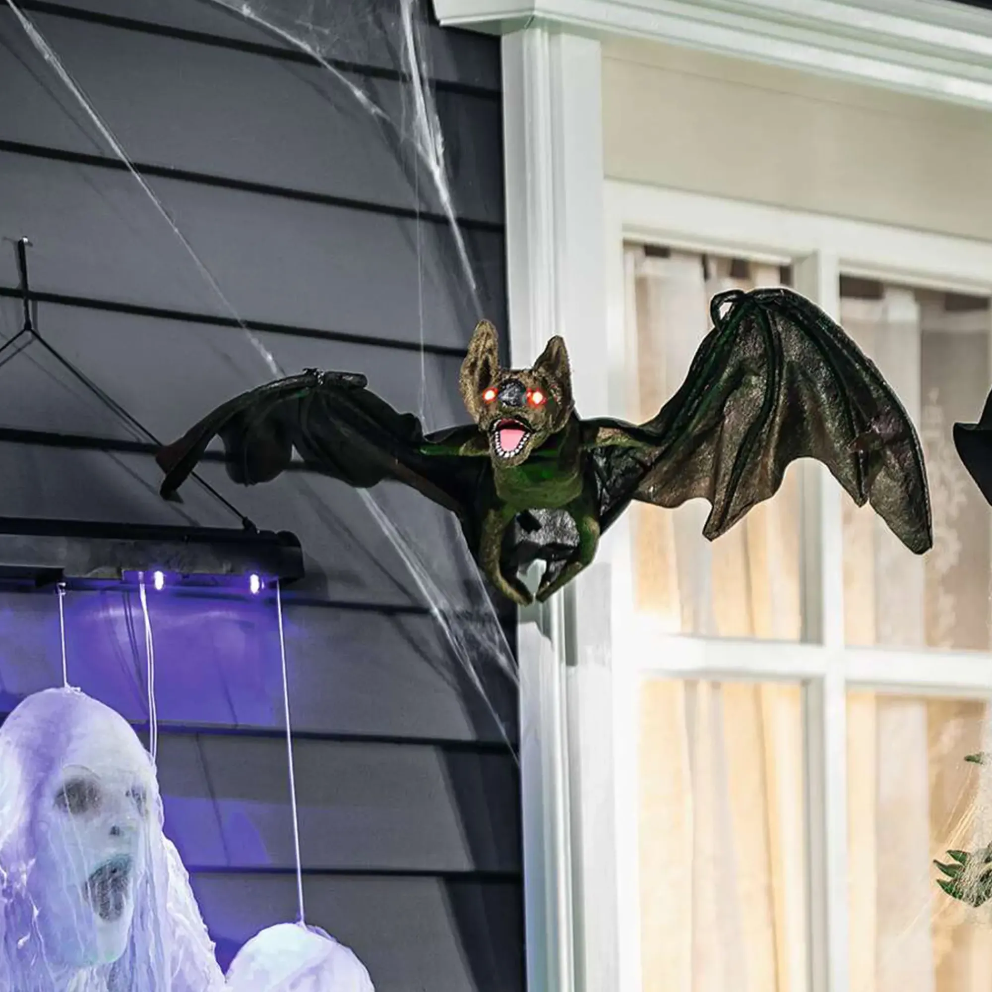 Herbstliche Led-Leuchtdeko|Frank Handels GmbH & Co. KG LED-Fledermaus "Vampir"