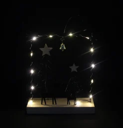 Weihnachtliche Led-Deko|Frank Handels GmbH & Co. KG LED-Geschenk "Black"