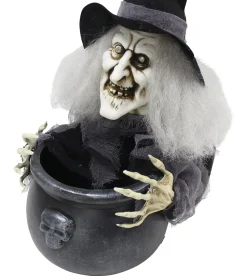 Herbstliche Led-Leuchtdeko|Frank Handels GmbH & Co. KG LED-Hexe "Creepy"